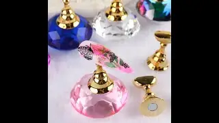 Acrylic Magnetic Nail Art Practice Display Stand Nail Clay