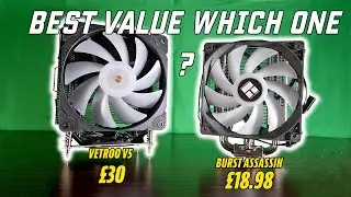 Vetroo V5 Vs Thermalright Burst Assassin ARGB 120 CPU Coolers