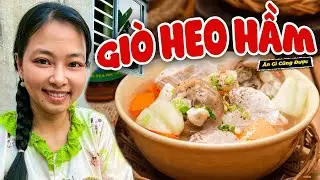 Giò Heo Hầm Củ Cải Muối, Công Thức Nấu Nước Lèo Trong Thịt Thơm Không Bị Tanh - Ăn Gì Cũng Được