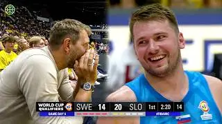 Dirk Nowitzki Playfully Joins &ldquo;Overrated&rdquo; Chants At Luka Doncic | FIBA Basketball