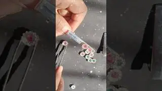 Diy stone hair clip| #shorts #hairclip