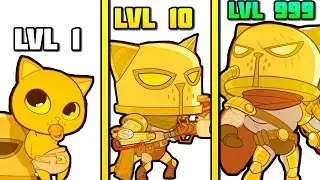 ЭВОЛЮЦИЯ КОТОВ ЧТОБЫ ОСТАНОВИТЬ КОНЕЦ СВЕТА В ИГРЕ AFK CATS!