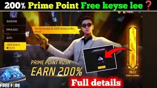 200% Prime Point Rush Event Free Fire l Free Fire New Event l New Prime Top Up Event | Ff New Event 