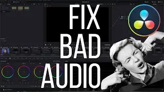 Davinci Resolve Tutorial - How To Fix Audio