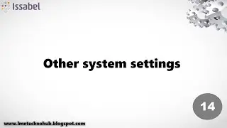 Issabel 14 # Other system settings # LMN Technohub