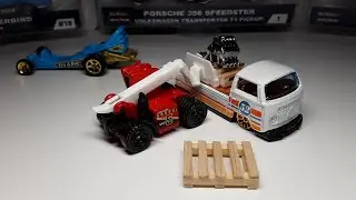 Custom Project:  Engine Block Pallet for a Matchbox Load Lifter / Hot Wheels Volkswagen T2.