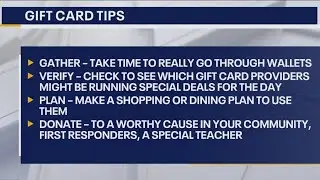 Saturday is National Use Your Gift Card Day