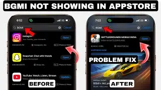 Bgmi Not Showing in AppStore Problem Solved | battleground mobile India iPhone Download Problem