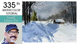 Serenity in Snow: The Atmospheric Watercolors of Sunil Linus De