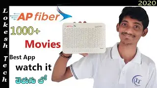AP fiber || how to see movies in ap fiber || 1000+ movies watch it By Lokesh tech