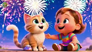 Baby Cat with Light | Fun Nighttime Animal Song for Kids | Nursery Rhymes in English