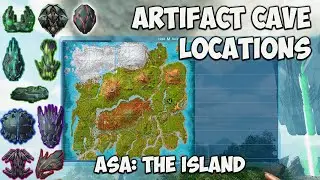 ВСЕ МЕСТОПОЛОЖЕНИЯ АРТЕФАКТОВ | ARK Survival Ascended The Island