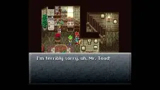 Chrono Trigger (SNES) - Chrono's House (1000 AD) - Frog meeting Chrono's Mom