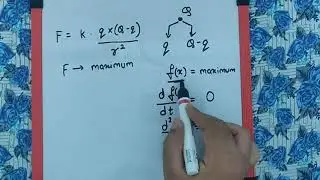 A charge Q is divided into two parts q and Q-q. What is value of q for max force...