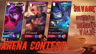 SAVAGE Dyrroth Gusion Valir , Arena Contest Mobile Legends Bang Bang Compilation Savage Moment (1)