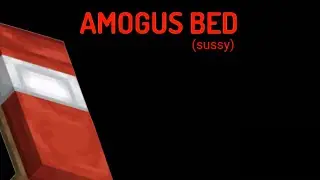How to make the AMOGUS bed in Hypixel skyblock