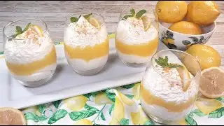 Lemon Curd Mascarpone Mousse Parfait