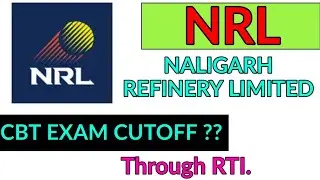 NRL CBT EXAM CUTOFF INFORMATION | NUMALIGARH REFINERY LIMITED | @Railwaysengar
