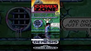 Comix Zone is a UNIQUE game Sega Genesis Mega Drive #retrogaming #comics