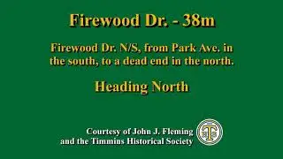 Firewood Dr. - Heading North (Timmins, Ontario, Canada)