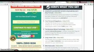 Build My List Review Free $97 Coaching Bonus Included