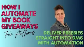 How to AUTOMATE Your Author DMs & Comments to Deliver FREE Books! (ManyChat + Bonidi Tutorial)