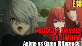 Nier Automata Episode 18 Reaction | Popola & Devola Explained Anime vs Game Difference ニーア オートマタ ン