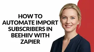 How to Automate Import Subscribers In Beehiiv with Zapier - Julia'sTutorials