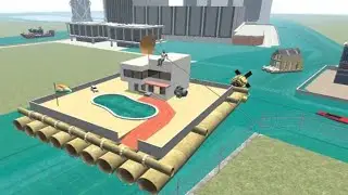 Franklin Build Floating Water House in Indian Bike Driving 3D