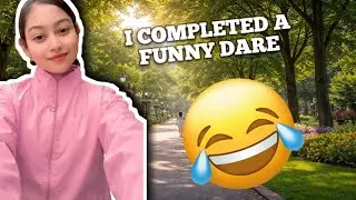 i gave a dare to my friend😂😹with lot of fun and uncontrollable laugh🤣