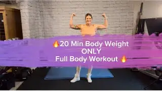 StrongHER Series                                                    🔥20 Min All BODYWEIGHT Workout🔥