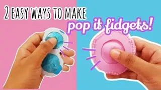 DIY AVOCADO POP IT FIDGET TOY-DIY fidget toys ideas at home-stress relief
