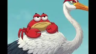 Kids Story: The Crane & The Crab | Moral Lesson | Panchatantra