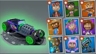 Creature Feature Vs All 9 Bosses Battle - Beach Buggy Racing 2026