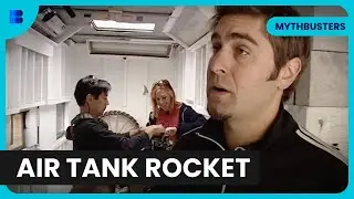High-Pressure Air Tank Myths - MythBusters - Science Documentary