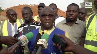Travaux de réhabilitation et de bitumage de la RN8 section Orodara-frontière Mali