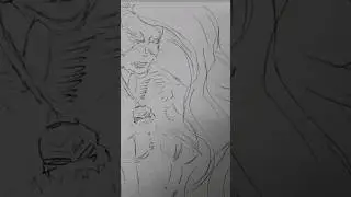 Drawing Spawn! Jessica Priest! #spawn #toddmcfarlane #art #drawing #comics #shorts