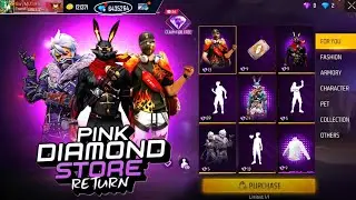 Pink Diamond Store New Items Free Fire 🤯🔥| Pink Diamond Exchange Rewards | Free Fire New Event Today