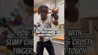 Чипсы Cheetos, сопли и другие неуказанные жидкости 🤢 Держите эти захваты ПОДАЛЬШЕ от моего Лего!!...