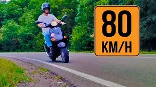 Vespa ET4 50 Test Drive Max speed