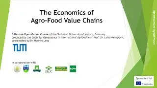 The Economics of the Agro-food Value Chains - Trailer - MOOC