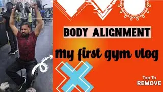 My first gym workout vlog#sports #workout #subscribe #vlog #body #alignment #gym .
