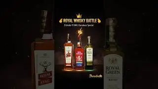 Royal Stag 🥃 vs Royal Challenger ⚡ vs Royal Green 🌿 | Best Whisky Under ₹1000? 👑 | Darubazz