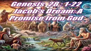 Genesis 28 : 1-22 | Jacob's Dream: A Promise from God 🙏✨