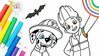 Ryder from PAW Patrol the Movie Drawing | How to Draw Ryder PAW Patrol 🌈 🐶🎃