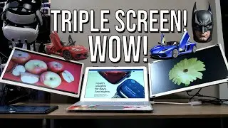 Transform Your Laptop into a Triple-Screen Powerhouse with Redalf S6 &ndash; The Portable Batman Setup! 🔥