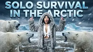 2 Days of Solo Survival in the Arctic | Bushcraft Camping by a Fearless Young Girl