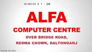 Presentation in PowerPoint | Alfa Computer Centre Presentation | Alfa Education Point