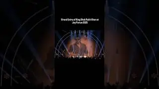 Grand Entry of King SRK at the Joy Forum, Riyadh 🤩🙏🏻