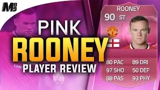 FIFA 15 PINK ROONEY REVIEW (90) FIFA 15 Ultimate Team Player Review + In Game Stats